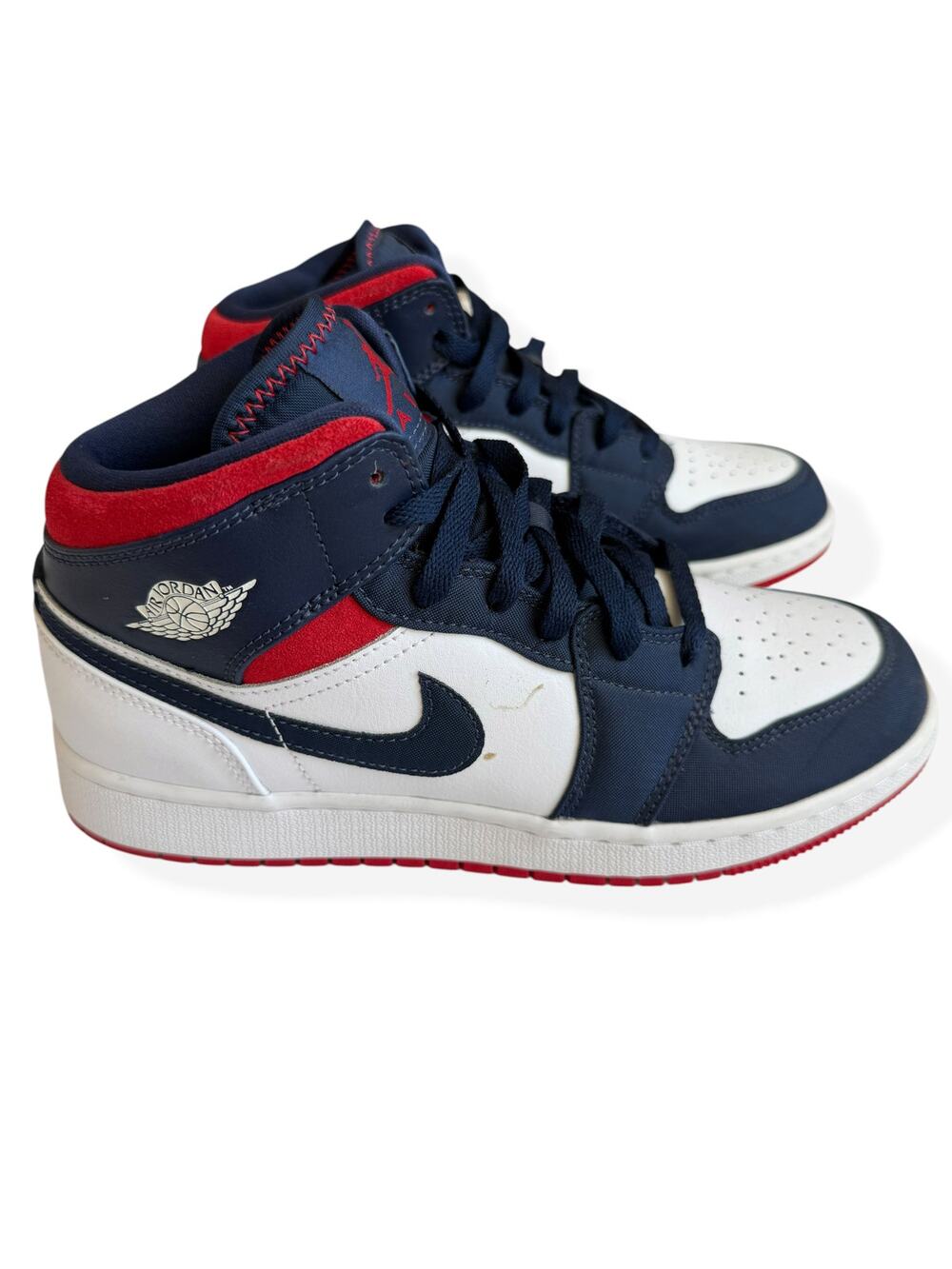 Nike Jordan Air Jordan 1 Mid SE  Olympic USA Sneakers 7 Youth